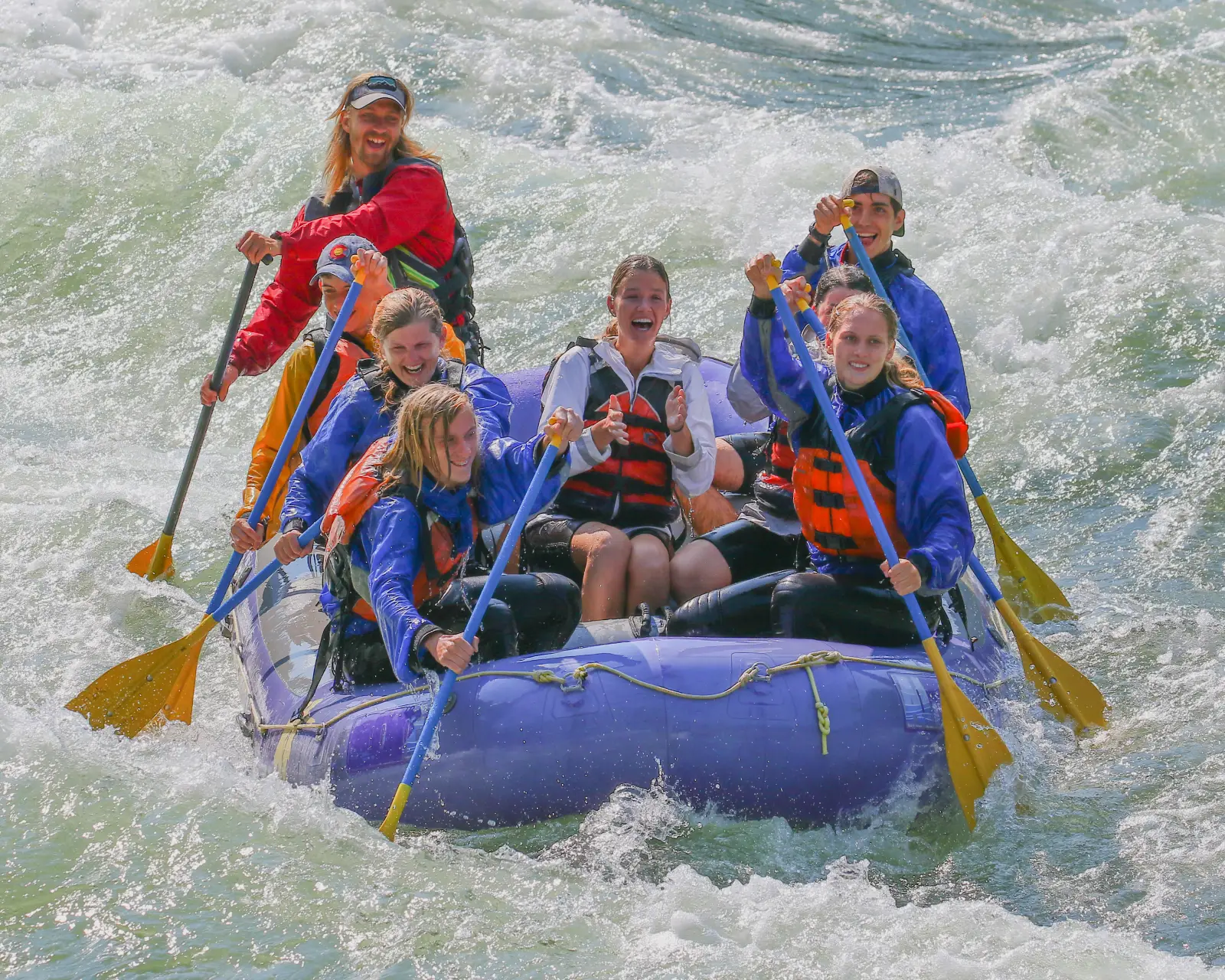 Lewis & Clark Small Boat whitewater rafting on the Snake River